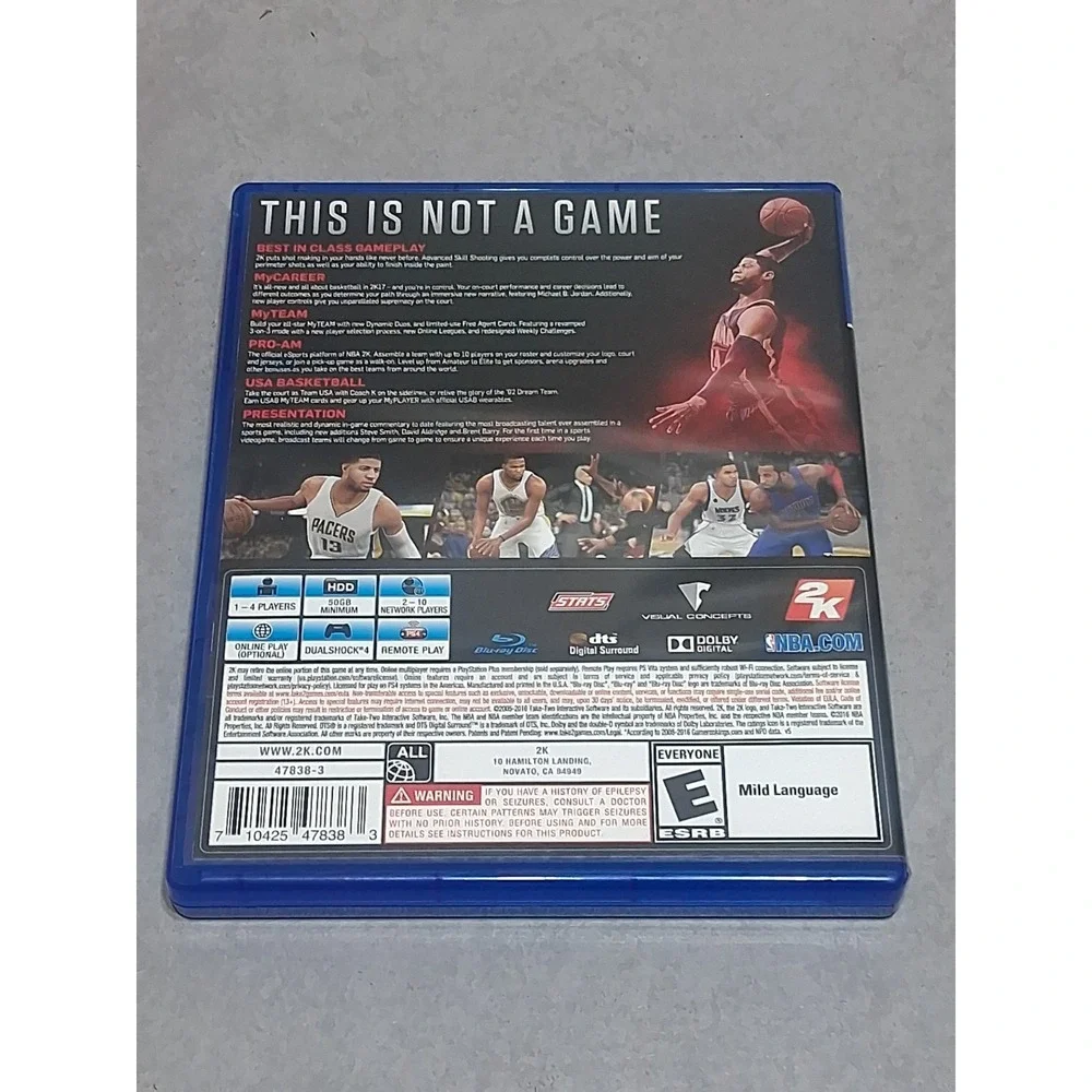 NBA 2K17 - Sony PlayStation 4 PS4 Game.